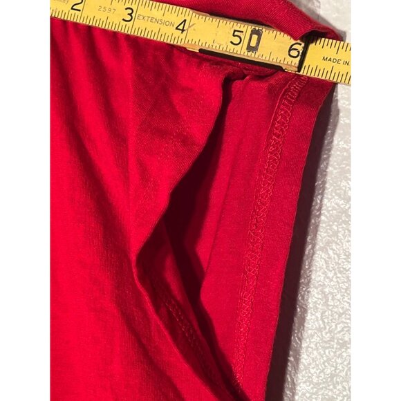 Made By Johnny Womens Red Lightweight Open Front Cardigan Shrug XL - Picture 9 of 11